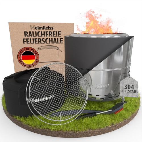 Vassoio fuoco senza fumo per - senza,