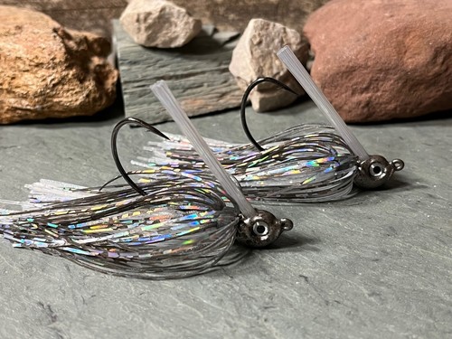 Smoking shad swim jigs - shad,